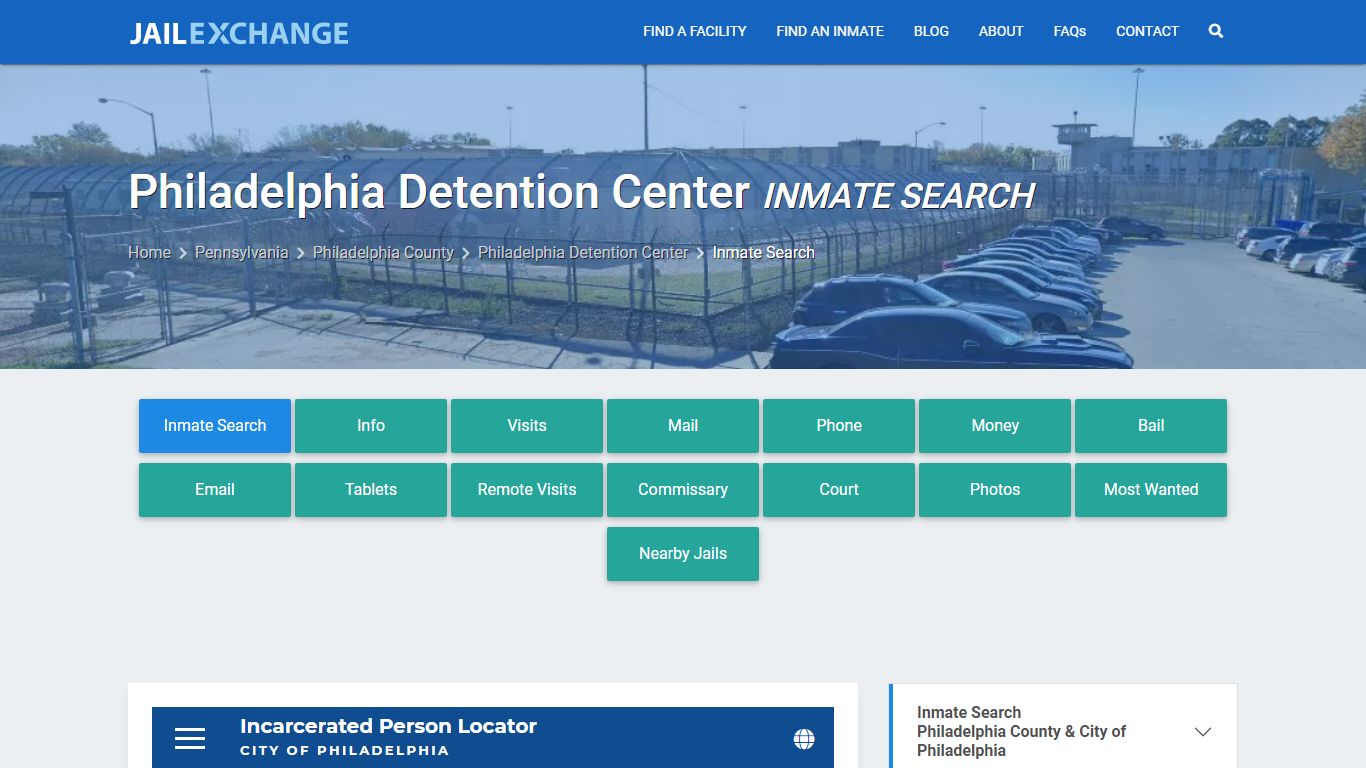Philadelphia Detention Center Inmate Search - Jail Exchange